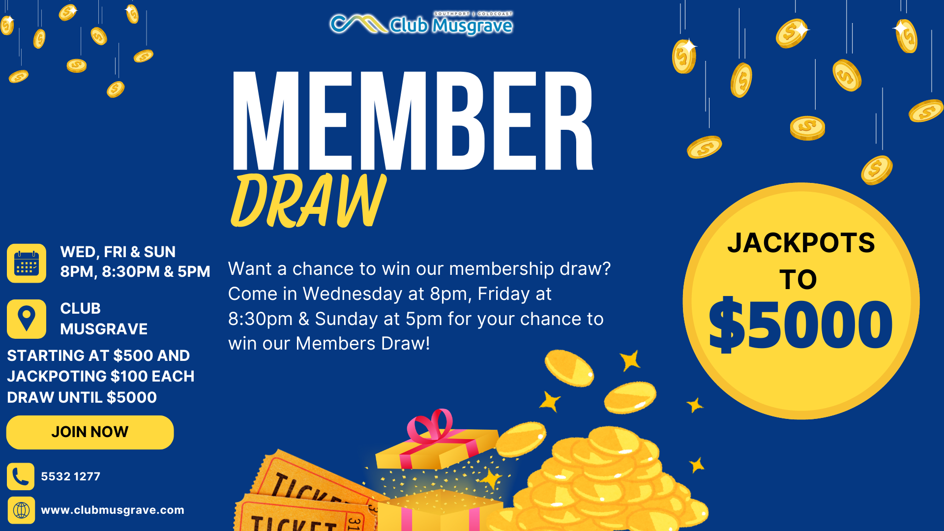 Members Draw Jackpot