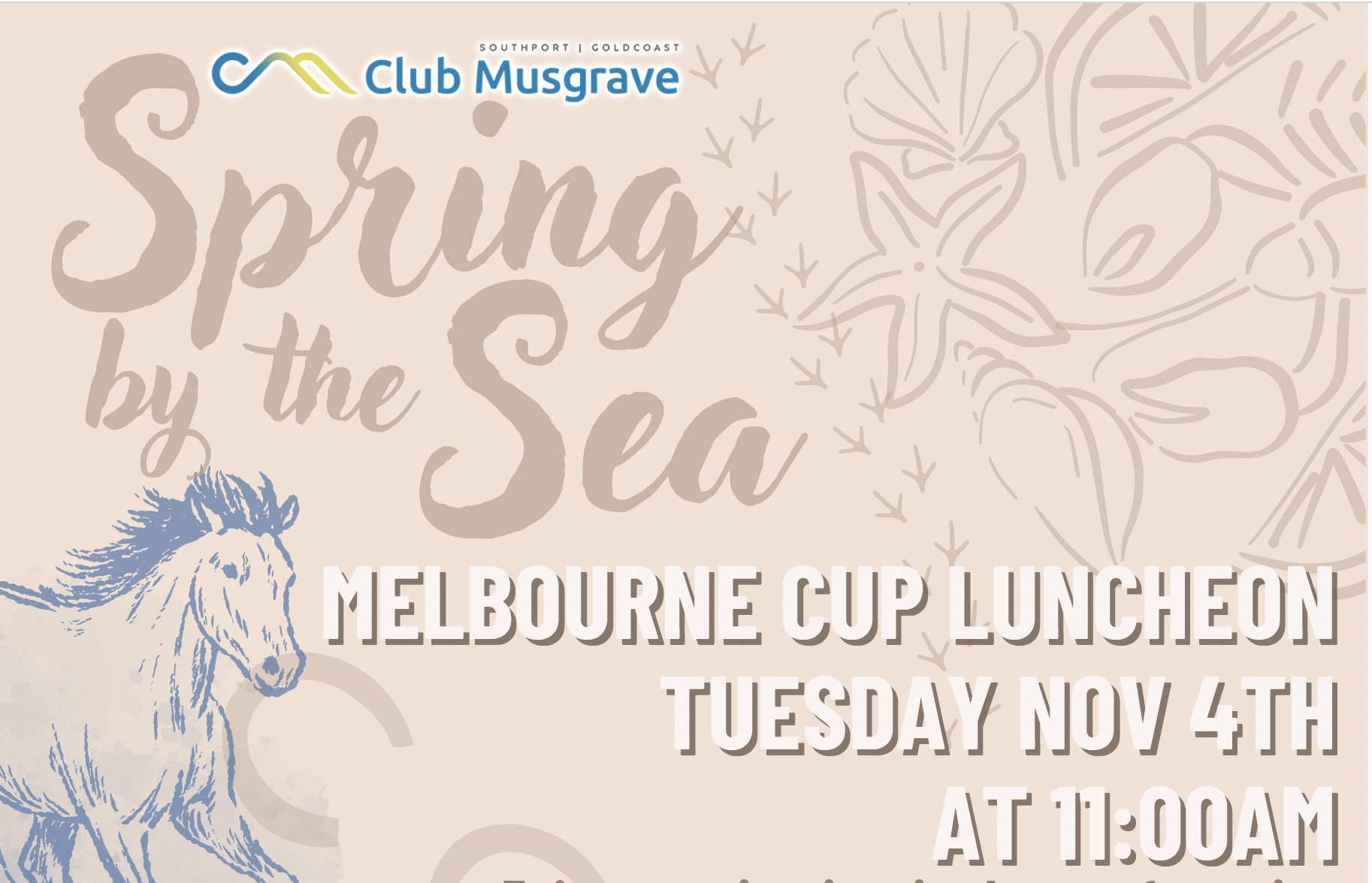 Spring by the Sea Melbourne Cup 2025 Gold Coast