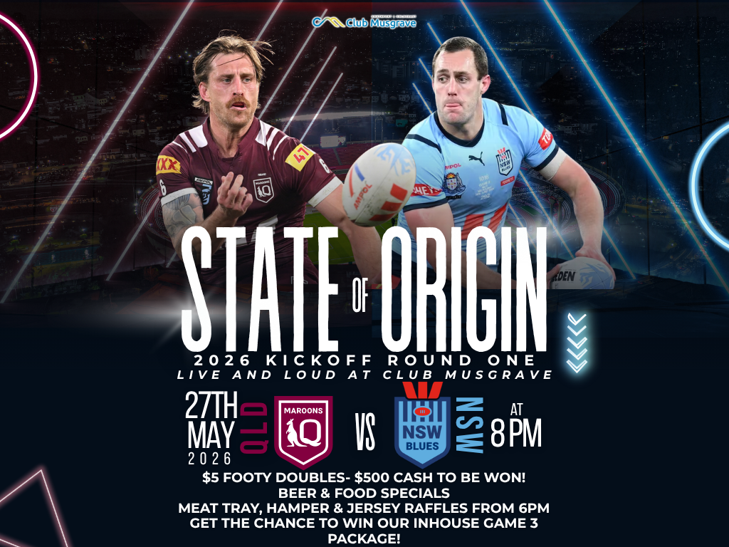 State of Origin GAME ONE! Live & Loud