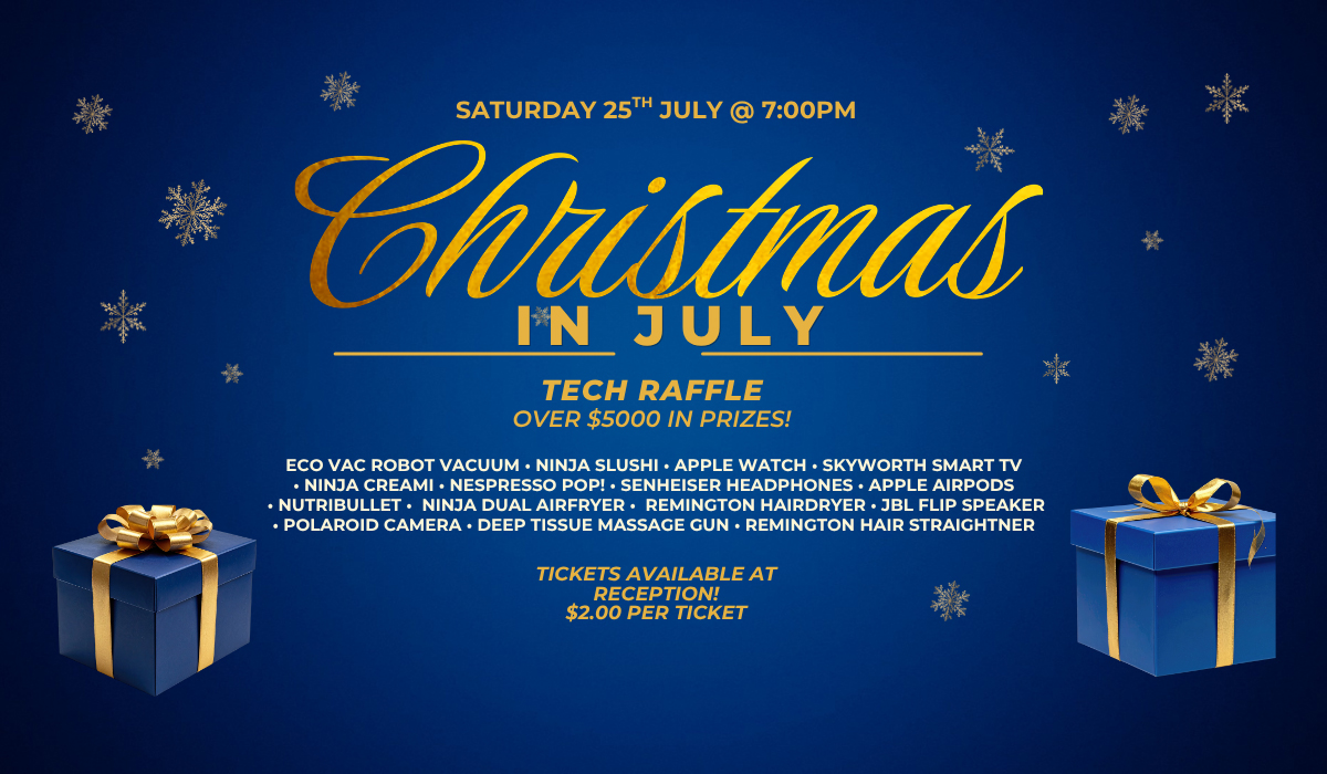 Christmas in July at Club Musgrave