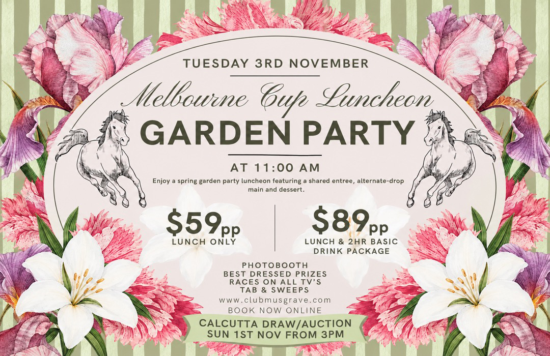 Melbourne Cup Garden Party Luncheon 2026